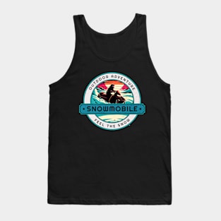 Snowmobile Outdoor Adventure Design Tank Top